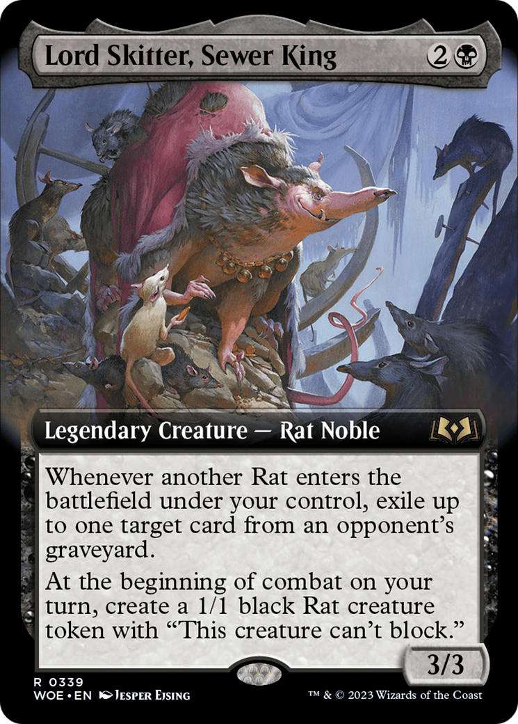 Lord Skitter, Sewer King (Extended Art) [Wilds of Eldraine] | RetroPlay Games