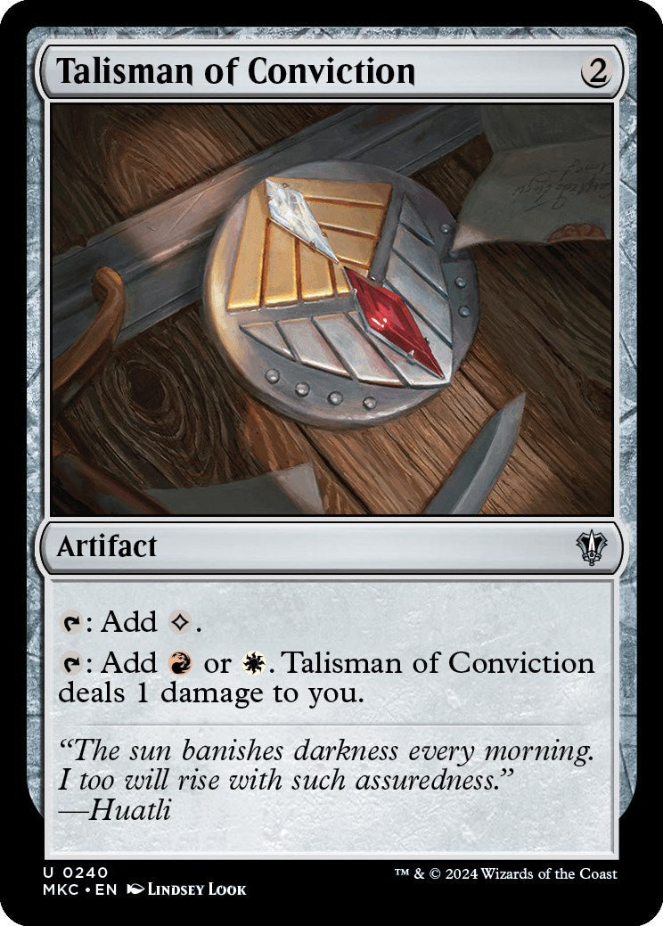 Talisman of Conviction [Murders at Karlov Manor Commander] | RetroPlay Games