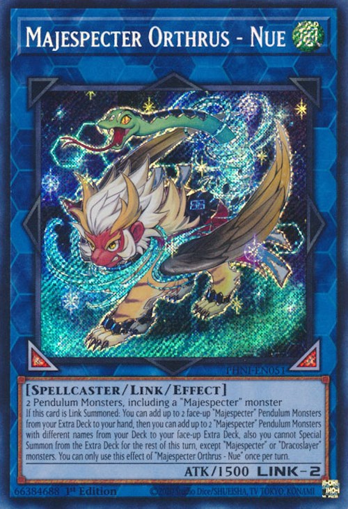 Majespecter Orthrus - Nue [PHNI-EN051] Secret Rare | RetroPlay Games