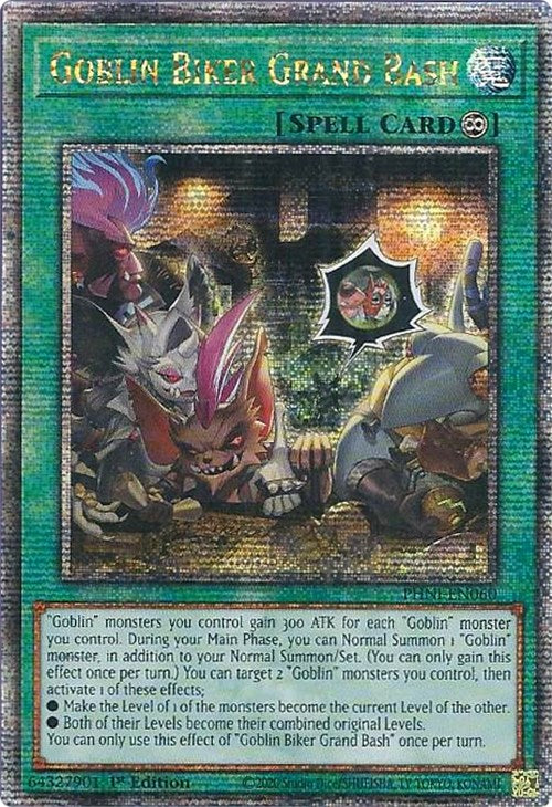 Goblin Biker Grand Bash [PHNI-EN060] Quarter Century Secret Rare | RetroPlay Games