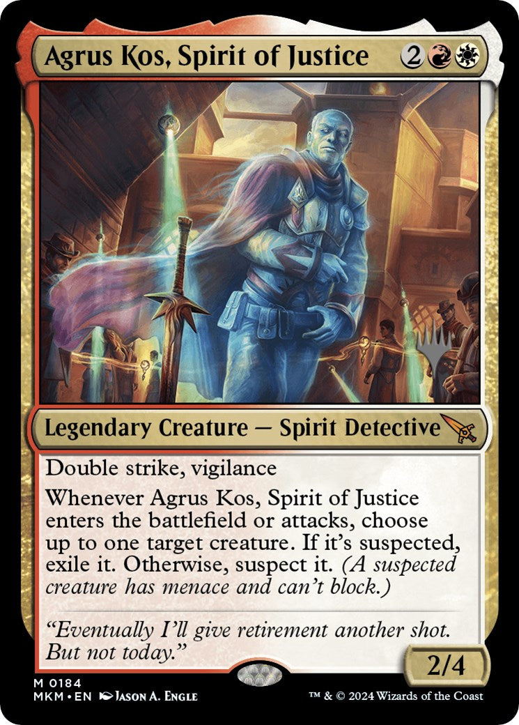 Agrus Kos, Spirit of Justice (Promo Pack) [Murders at Karlov Manor Promos] | RetroPlay Games