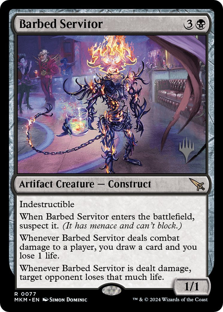 Barbed Servitor (Promo Pack) [Murders at Karlov Manor Promos] | RetroPlay Games