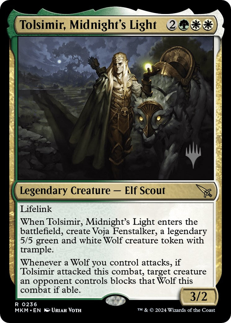 Tolsimir, Midnight's Light (Promo Pack) [Murders at Karlov Manor Promos] | RetroPlay Games