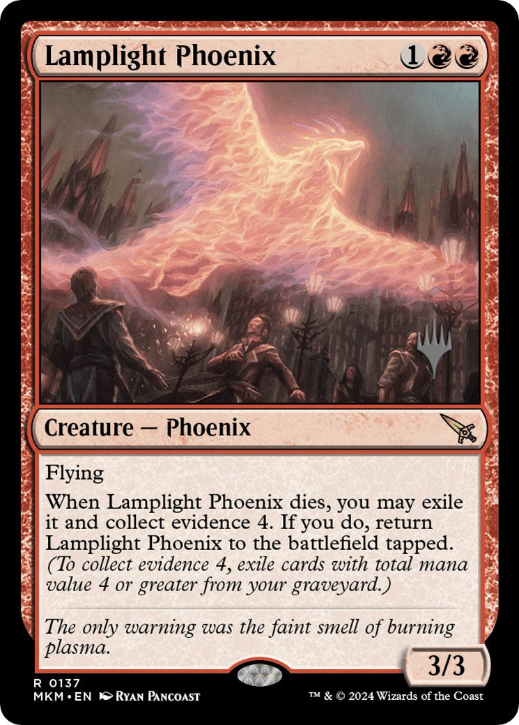 Lamplight Phoenix (Promo Pack) [Murders at Karlov Manor Promos] | RetroPlay Games