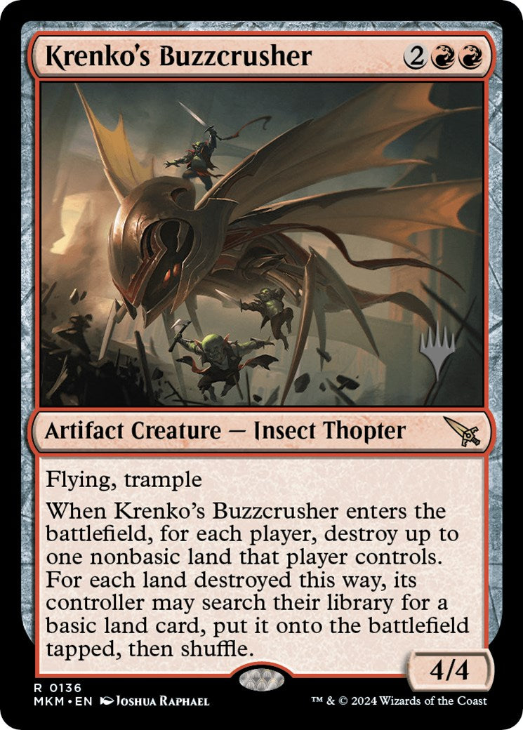 Krenko's Buzzcrusher (Promo Pack) [Murders at Karlov Manor Promos] | RetroPlay Games