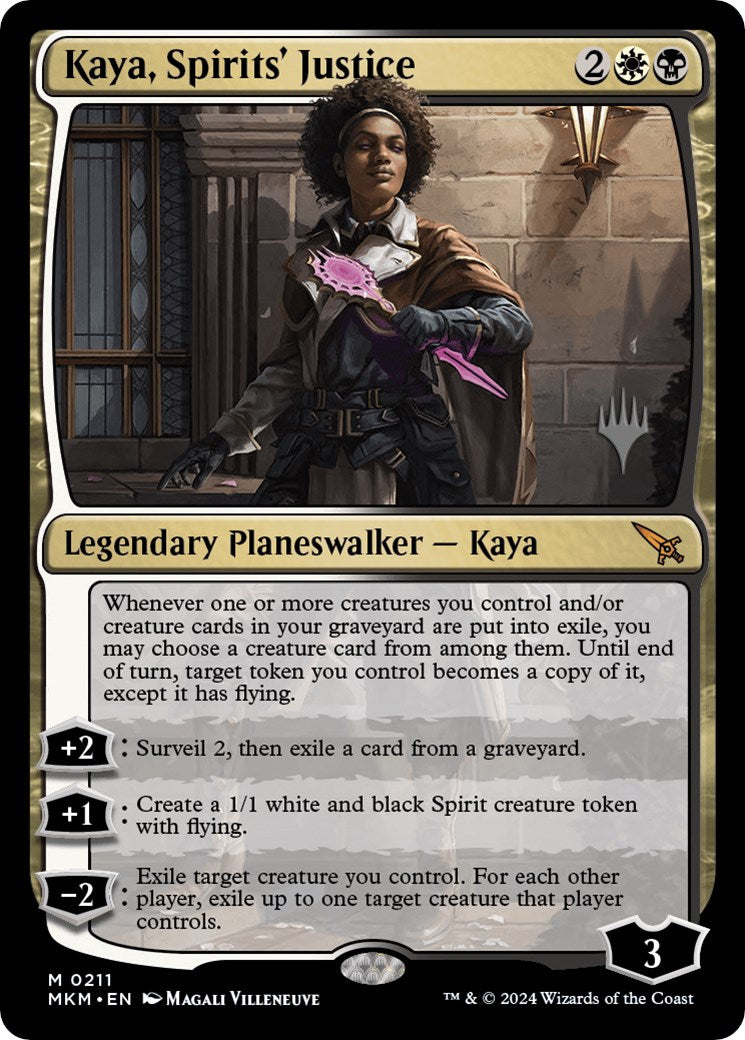 Kaya, Spirits' Justice (Promo Pack) [Murders at Karlov Manor Promos] | RetroPlay Games