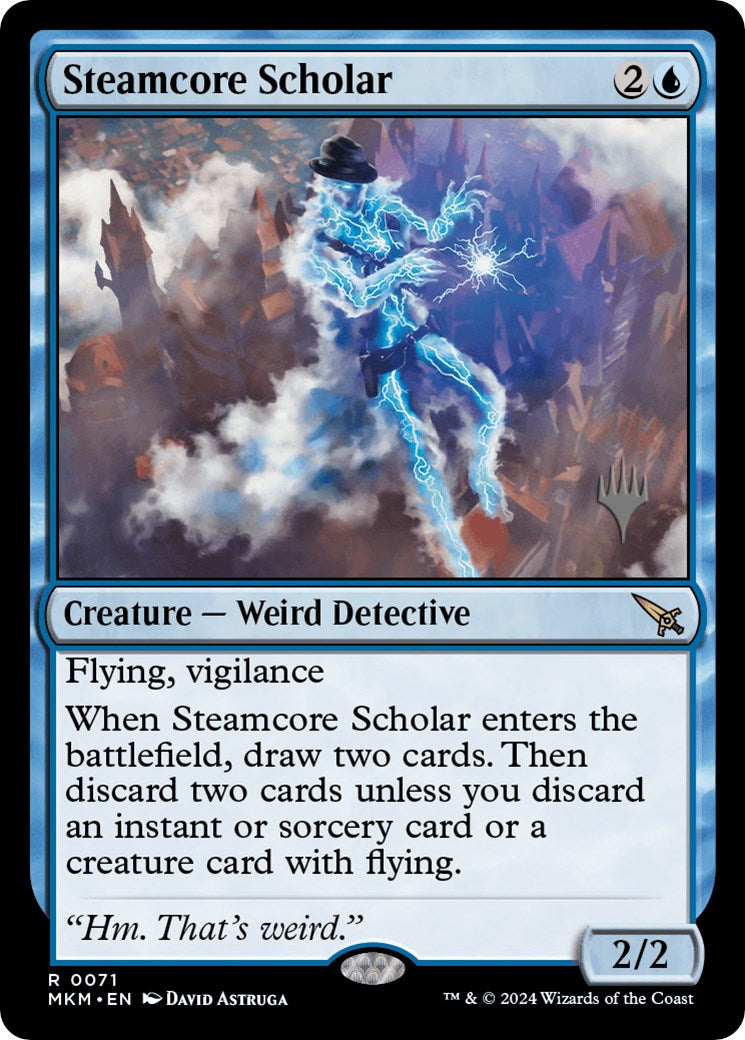 Steamcore Scholar (Promo Pack) [Murders at Karlov Manor Promos] | RetroPlay Games