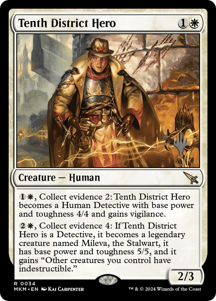 Tenth District Hero (Promo Pack) [Murders at Karlov Manor Promos] | RetroPlay Games