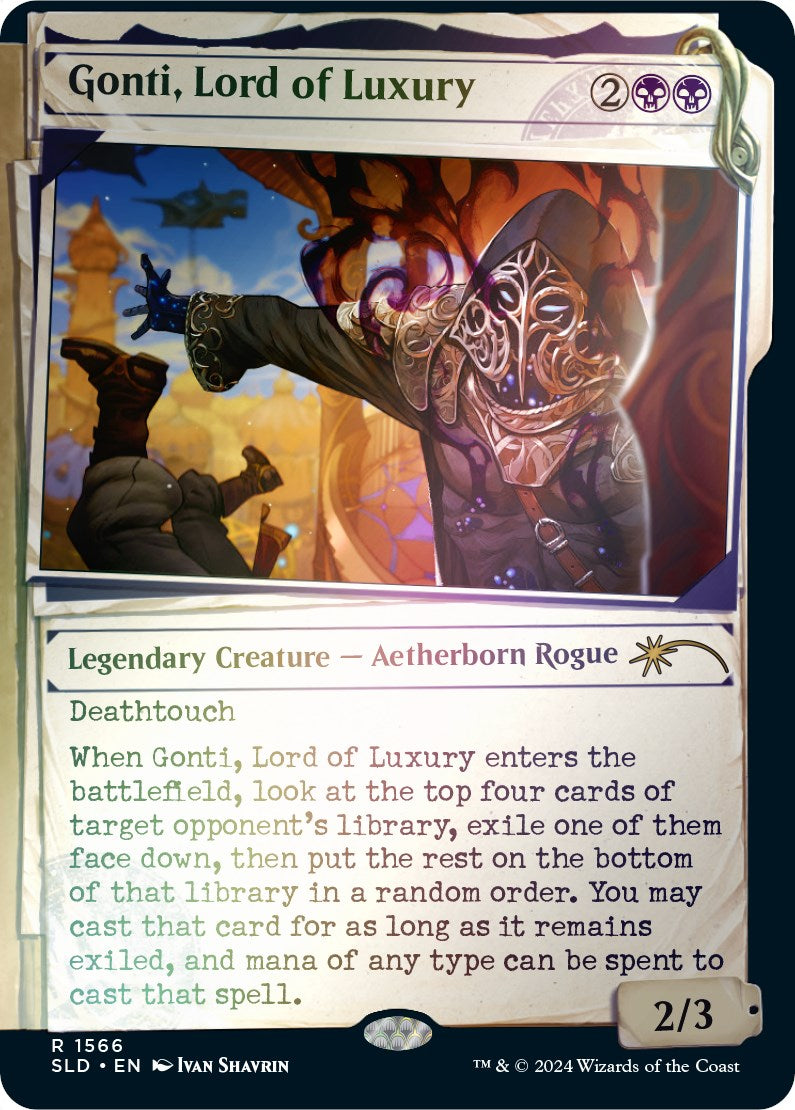 Gonti, Lord of Luxury (Rainbow Foil) [Secret Lair Drop Series] | RetroPlay Games