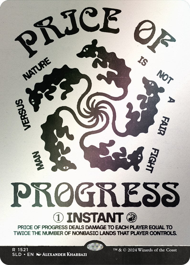 Price of Progress (Rainbow Foil) [Secret Lair Drop Series] | RetroPlay Games