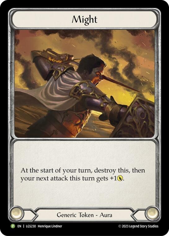 Might // Vigor [LGS230] (Promo)  Rainbow Foil | RetroPlay Games