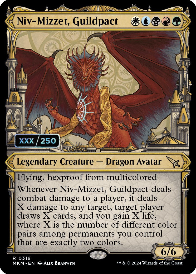 Niv-Mizzet, Guildpact (Serialized) [Murders at Karlov Manor] | RetroPlay Games