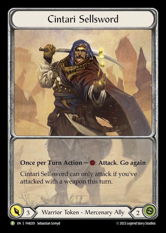 Cintari Sellsword [FAB201] (Promo)  Rainbow Foil | RetroPlay Games