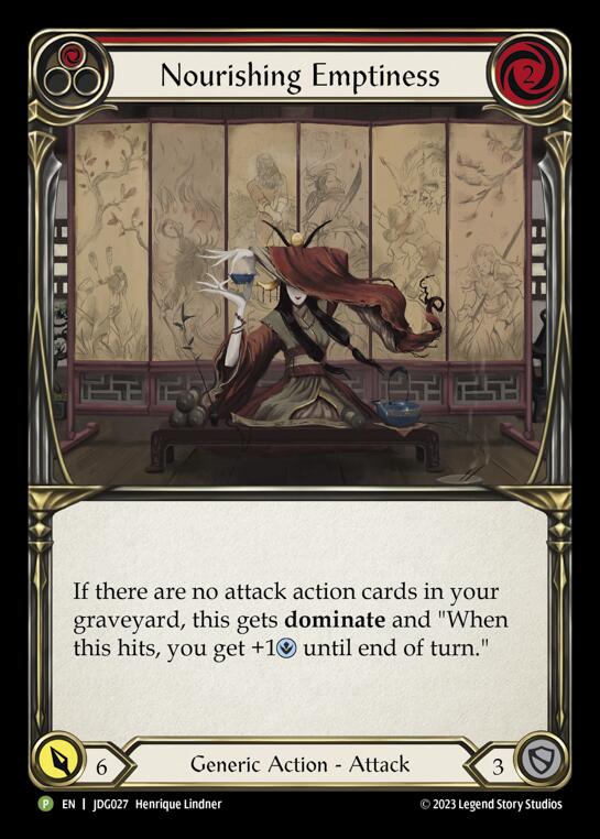 Nourishing Emptiness (Red) [JDG027] (Promo)  Cold Foil | RetroPlay Games