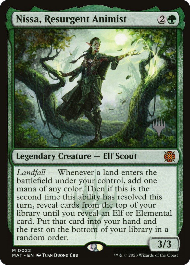 Nissa, Resurgent Animist (Promo Pack) [Murders at Karlov Manor Promos] | RetroPlay Games