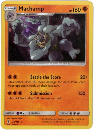 Machamp (65/145) (Cosmos Holo) [Sun & Moon: Guardians Rising] | RetroPlay Games