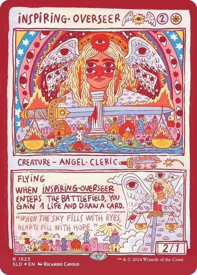 Inspiring Overseer (Rainbow Foil) [Secret Lair Drop Series] | RetroPlay Games