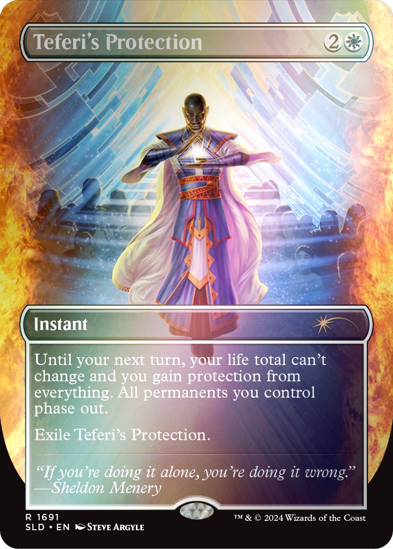 Teferi's Protection (1691) (Rainbow Foil) [Secret Lair Drop Series] | RetroPlay Games