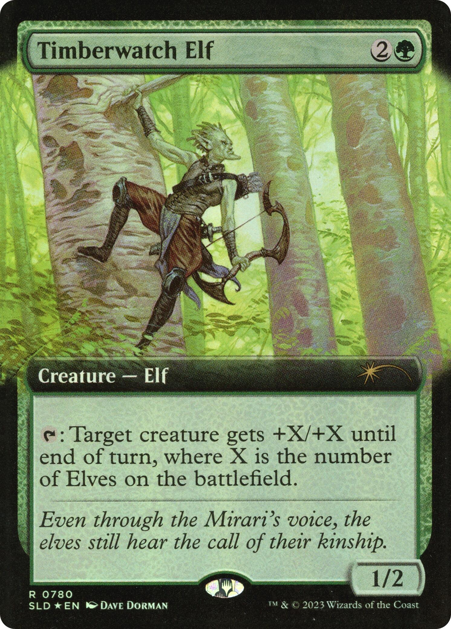 Timberwatch Elf (Extended Art) [Secret Lair Drop Series] | RetroPlay Games