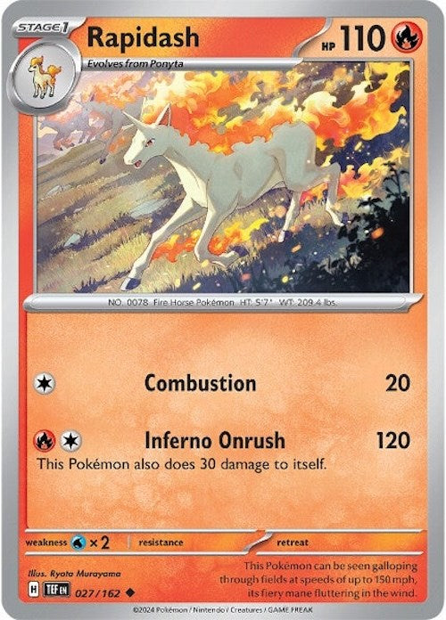 Rapidash (027/162) [Scarlet & Violet: Temporal Forces] | RetroPlay Games