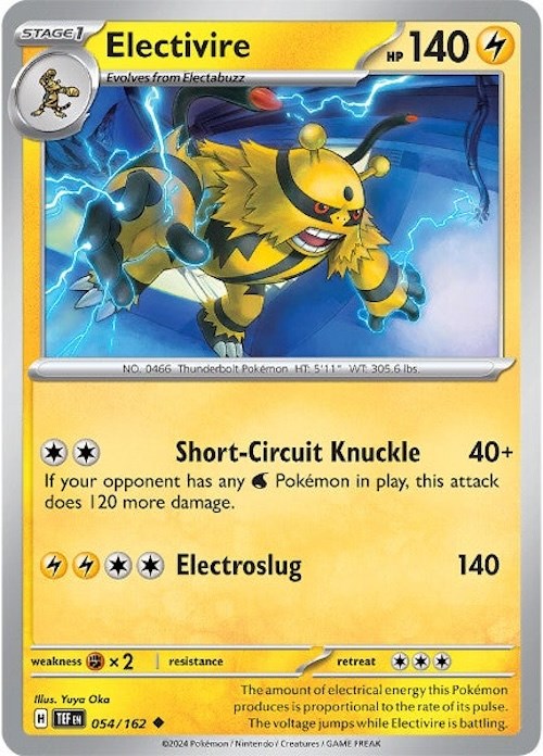 Electivire (054/162) [Scarlet & Violet: Temporal Forces] | RetroPlay Games