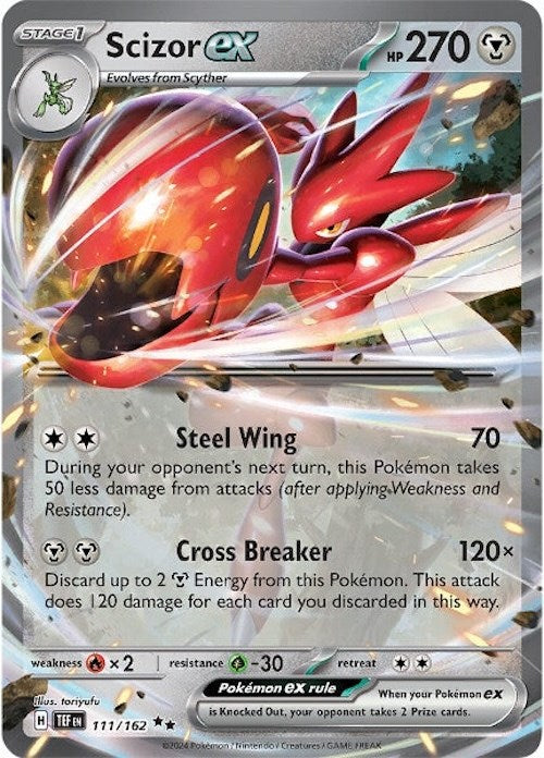 Scizor ex (111/162) [Scarlet & Violet: Temporal Forces] | RetroPlay Games