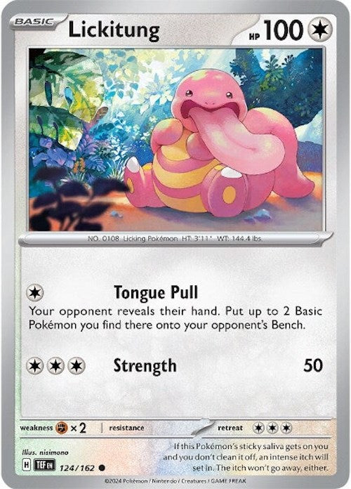 Lickitung (124/162) [Scarlet & Violet: Temporal Forces] | RetroPlay Games