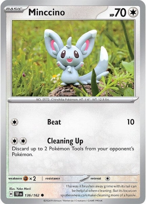 Minccino (136/162) [Scarlet & Violet: Temporal Forces] | RetroPlay Games