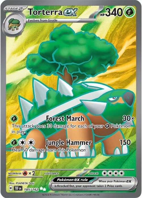 Torterra ex (185/162) [Scarlet & Violet: Temporal Forces] | RetroPlay Games