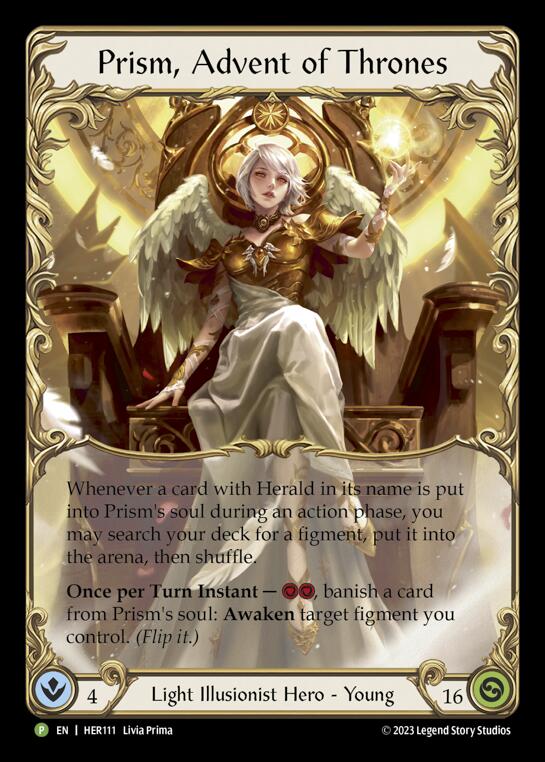 Prism, Advent of Thrones [HER111] (Promo)  Rainbow Foil | RetroPlay Games