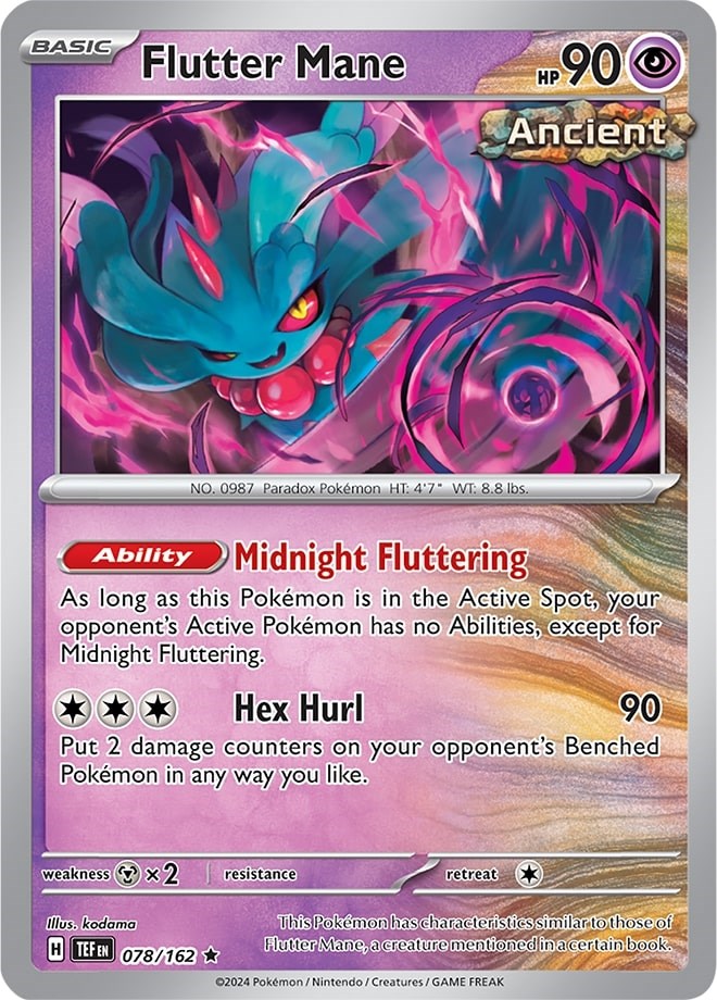 Flutter Mane (078/162) (Theme Deck Exclusive) [Scarlet & Violet: Temporal Forces] | RetroPlay Games