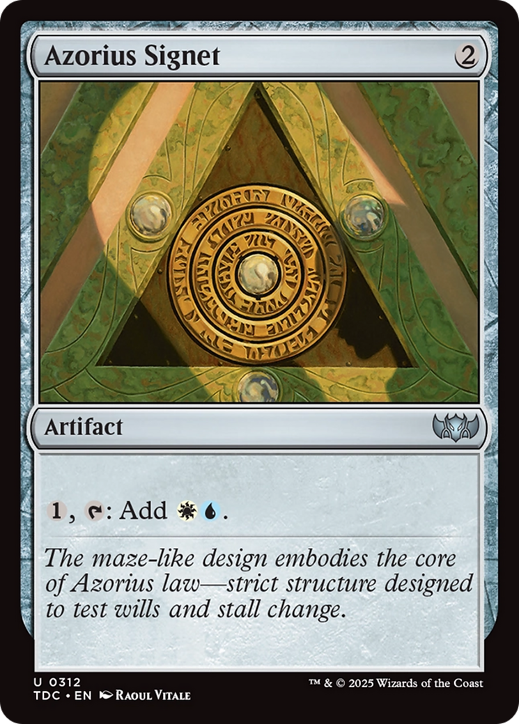 Azorius Signet [Tarkir: Dragonstorm Commander] | RetroPlay Games