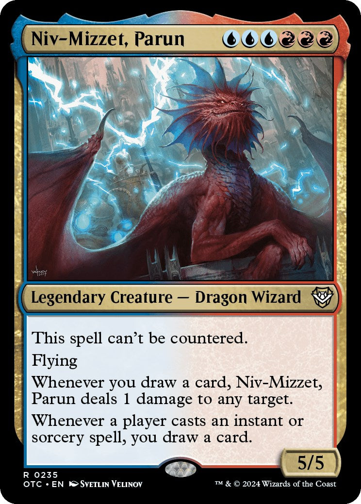 Niv-Mizzet, Parun [Outlaws of Thunder Junction Commander] | RetroPlay Games