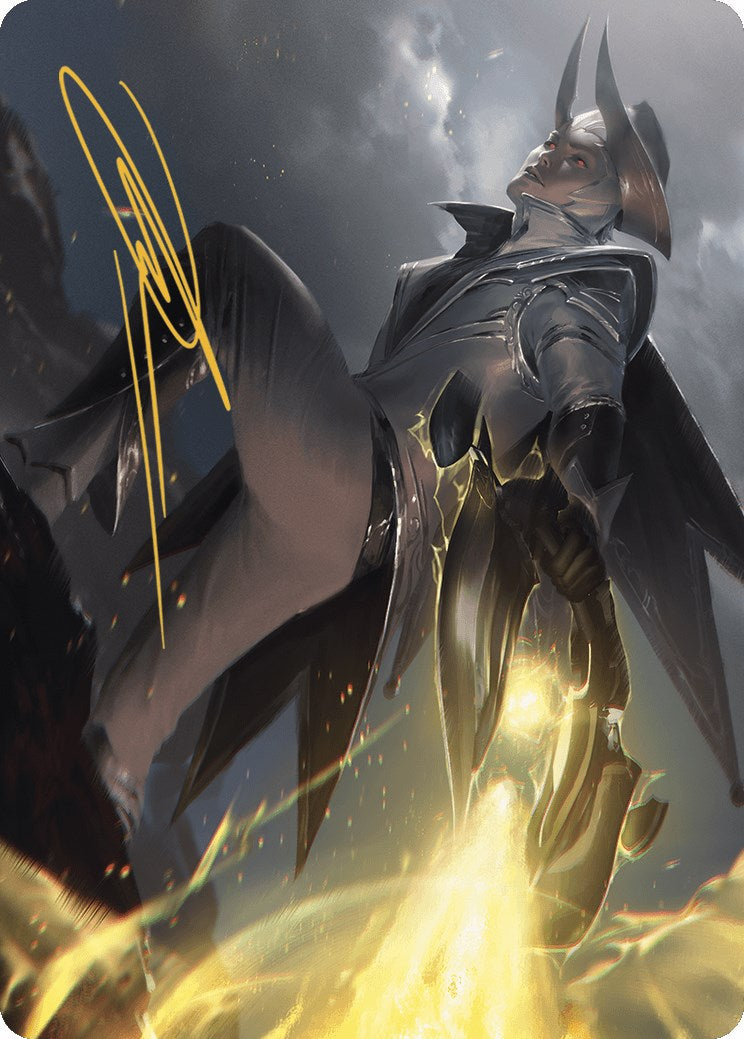 Ruthless Lawbringer Art Card (Gold-Stamped Signature) [Outlaws of Thunder Junction Art Series] | RetroPlay Games
