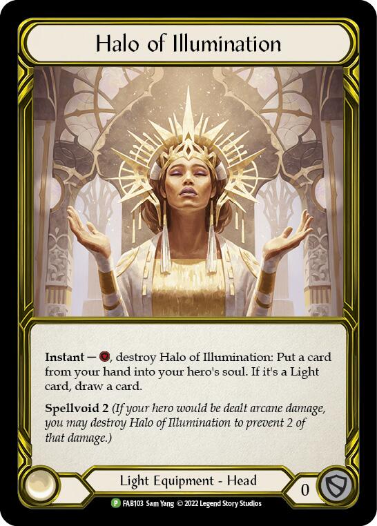 Halo of Illumination (Golden) [FAB103] (Promo)  Cold Foil | RetroPlay Games