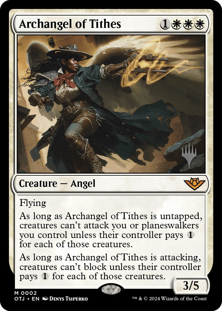 Archangel of Tithes (Promo Pack) [Outlaws of Thunder Junction Promos] | RetroPlay Games