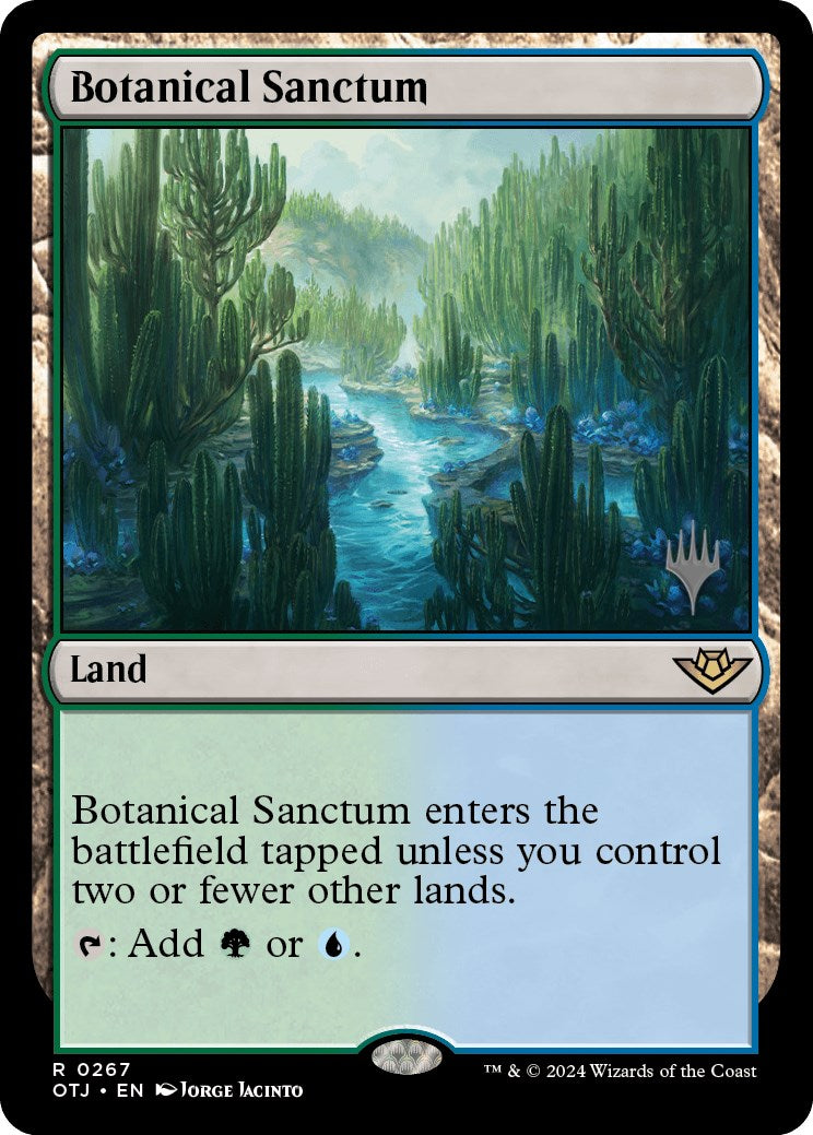 Botanical Sanctum (Promo Pack) [Outlaws of Thunder Junction Promos] | RetroPlay Games