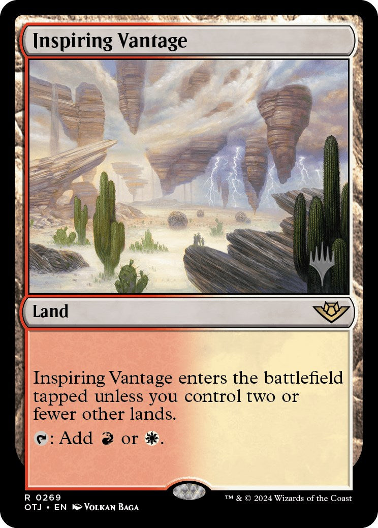 Inspiring Vantage (Promo Pack) [Outlaws of Thunder Junction Promos] | RetroPlay Games