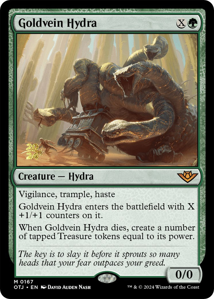 Goldvein Hydra [Outlaws of Thunder Junction Prerelease Promos] | RetroPlay Games