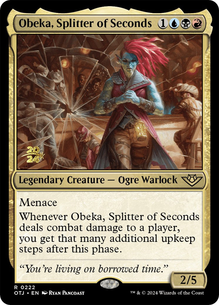 Obeka, Splitter of Seconds [Outlaws of Thunder Junction Prerelease Promos] | RetroPlay Games