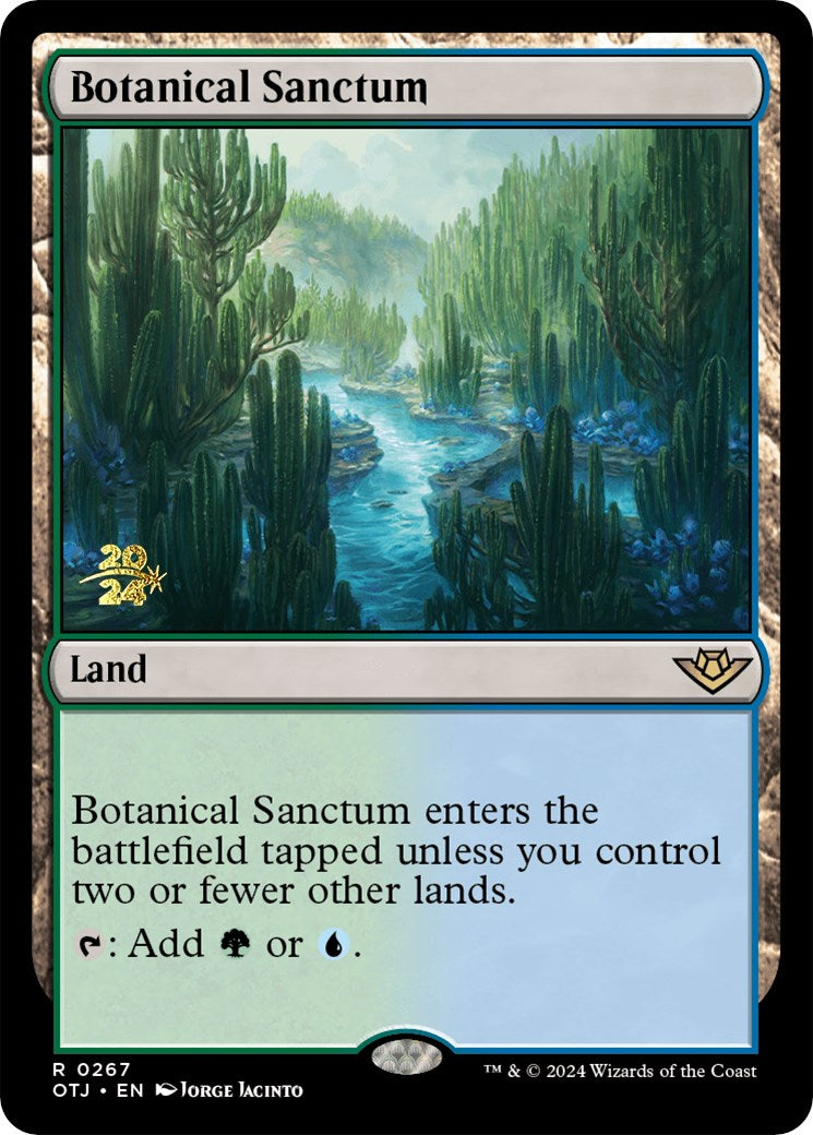 Botanical Sanctum (OTJ) [Outlaws of Thunder Junction Prerelease Promos] | RetroPlay Games