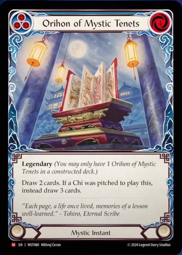 Orihon of Mystic Tenets [MST080] (Part the Mistveil)  Rainbow Foil | RetroPlay Games