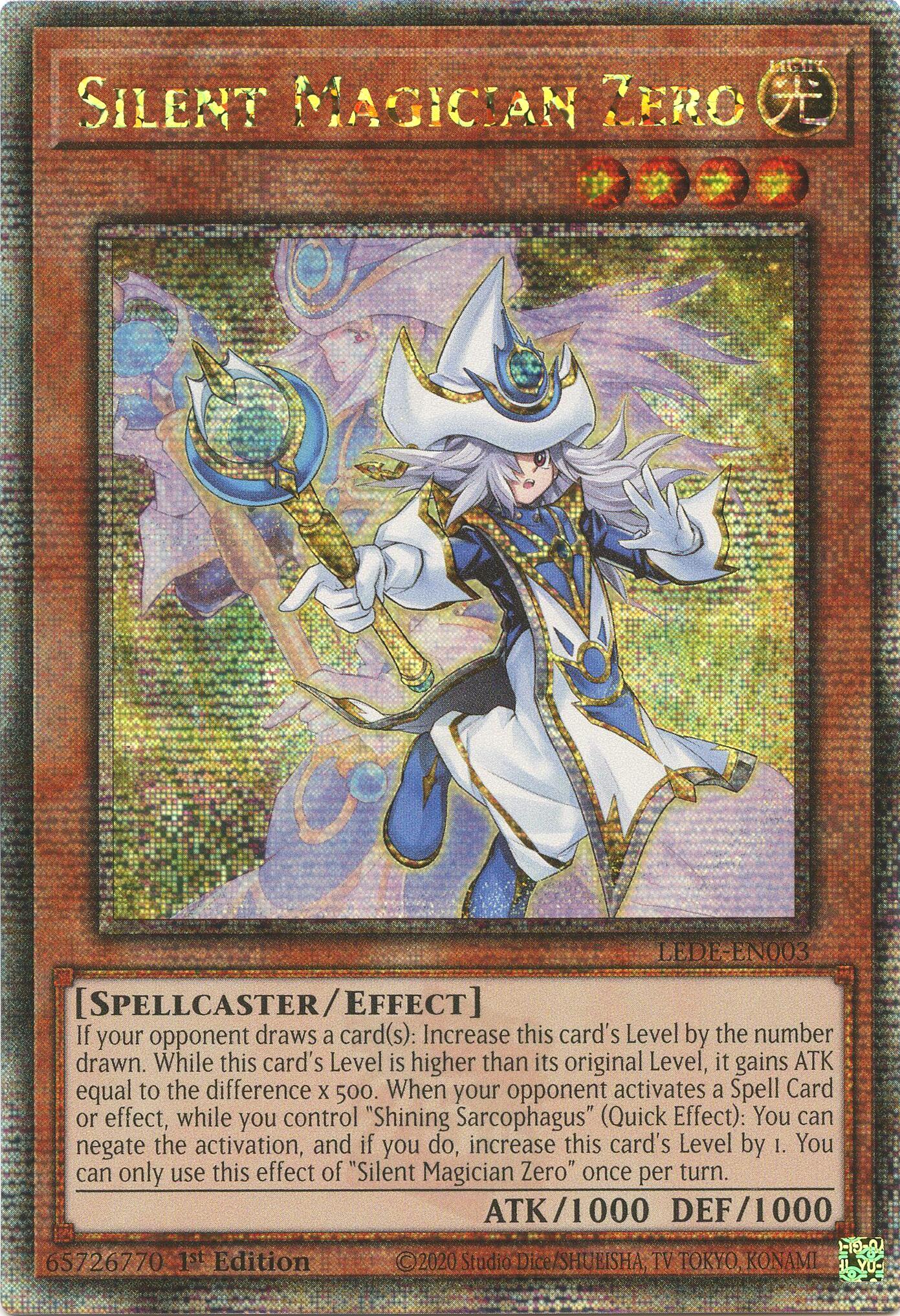 Silent Magician Zero [LEDE-EN003] Quarter Century Secret Rare | RetroPlay Games