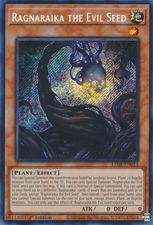 Ragnaraika the Evil Seed [LEDE-EN013] Secret Rare | RetroPlay Games
