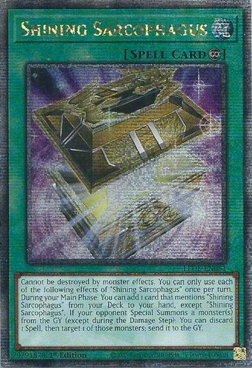 Shining Sarcophagus (Quarter Century Secret Rare) [LEDE-EN051] Quarter Century Secret Rare | RetroPlay Games