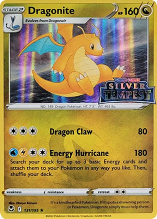 Dragonite (131/195) (Silver Tempest Stamped) [Sword & Shield: Silver Tempest] | RetroPlay Games