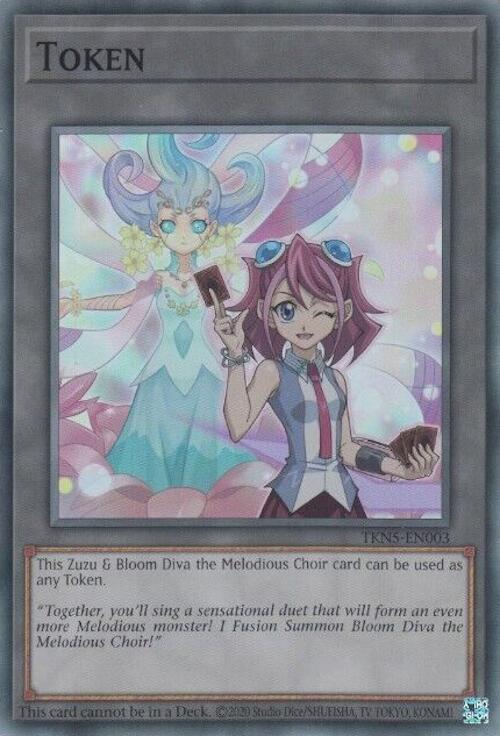 Token: Zuzu and Bloom Diva the Melodious Choir [TKN5-EN003] Super Rare | RetroPlay Games