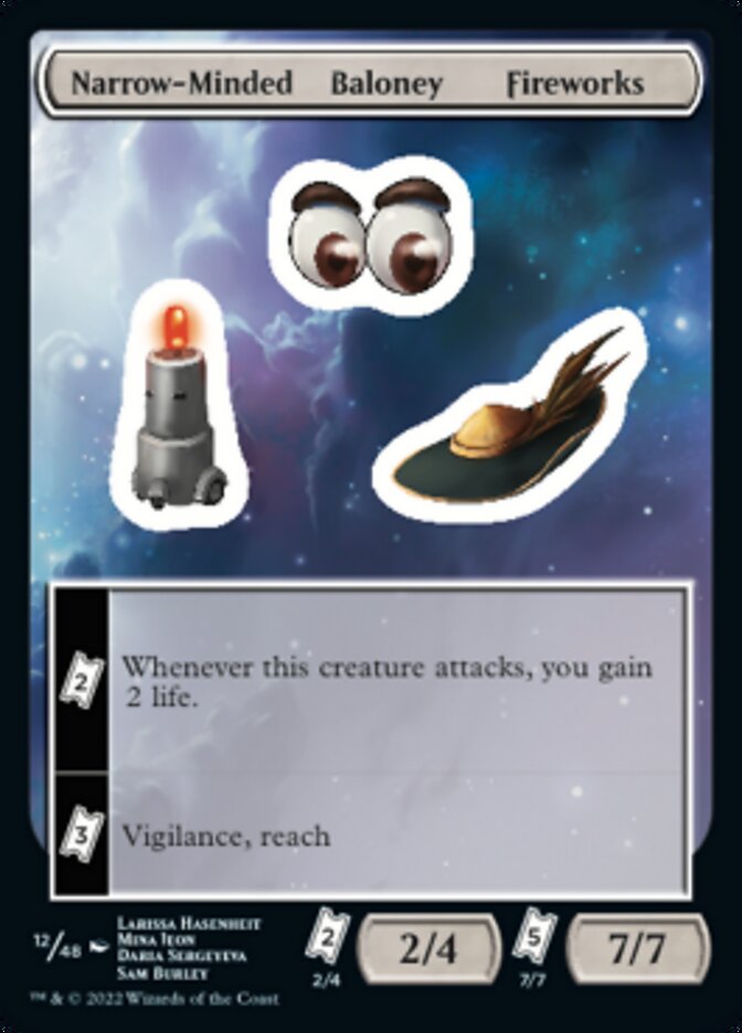 Narrow-Minded Baloney Fireworks [Unfinity Stickers] | RetroPlay Games