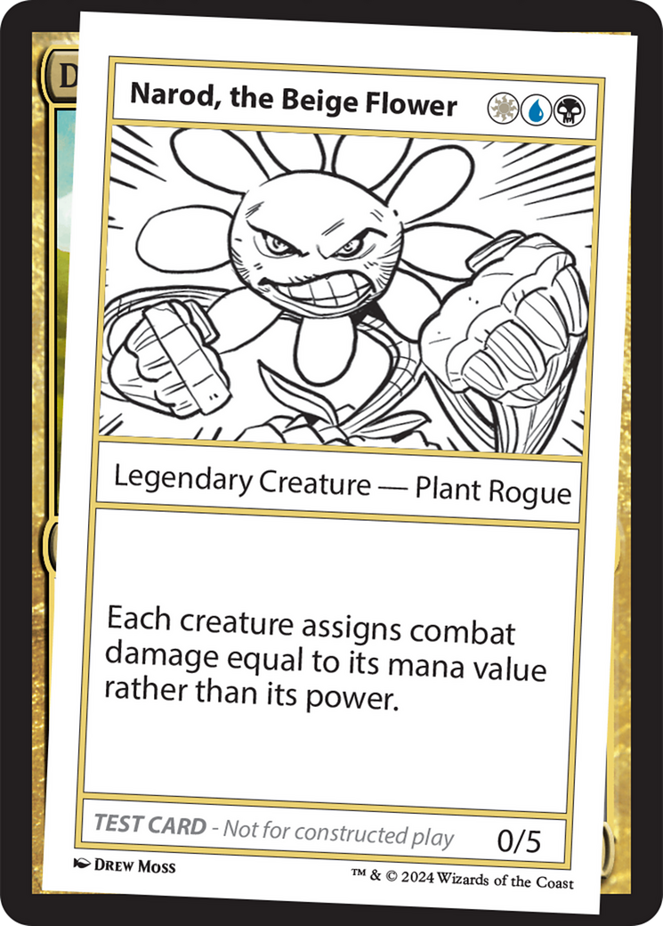 Narod, the Beige Flower [Mystery Booster 2 Playtest Cards] | RetroPlay Games