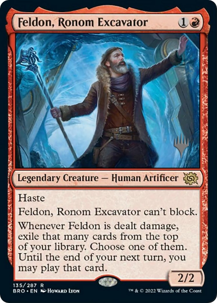 Feldon, Ronom Excavator (Promo Pack) [The Brothers' War Promos] | RetroPlay Games